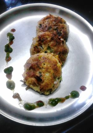 A picture of Veg cutlet.