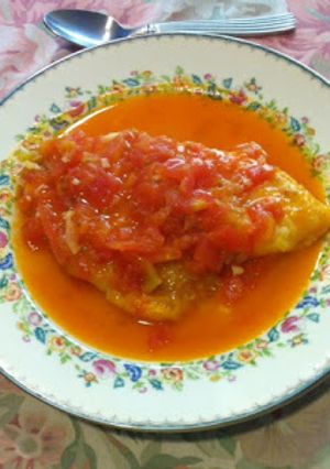 Una foto de Pescado flameado con tequila