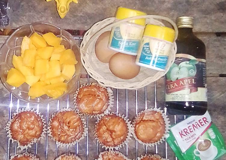 Cara Gampang Membuat Muffin Pepaya n Susu Kental Manis No Mixer, Lezat Sekali