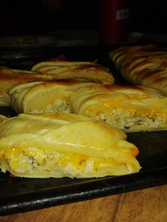 Una foto de Pastel de pollo con masa de mayonesa ❤️🍗