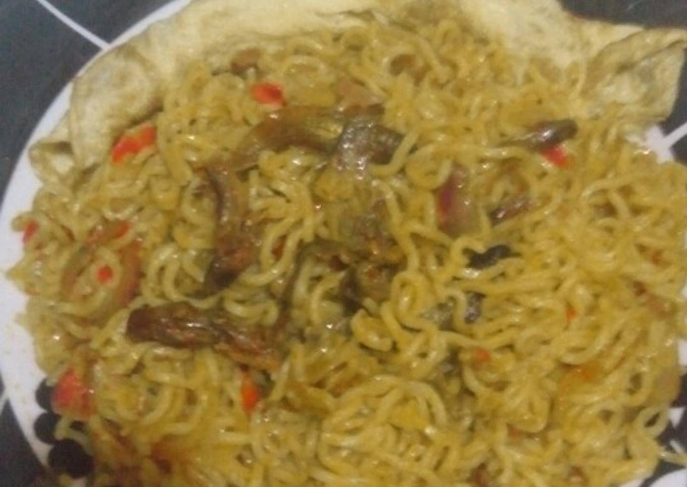 Spicy finger fish indomie#100noodlesrecipecontest
