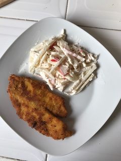 Una foto de Ensalada de jícama con surimi