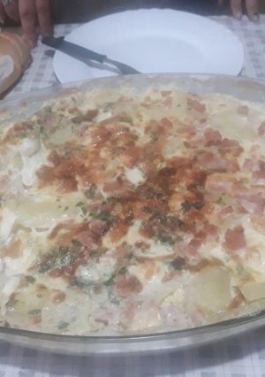Una foto de Soufflé de papas