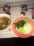 Caldo “Esquina roja”