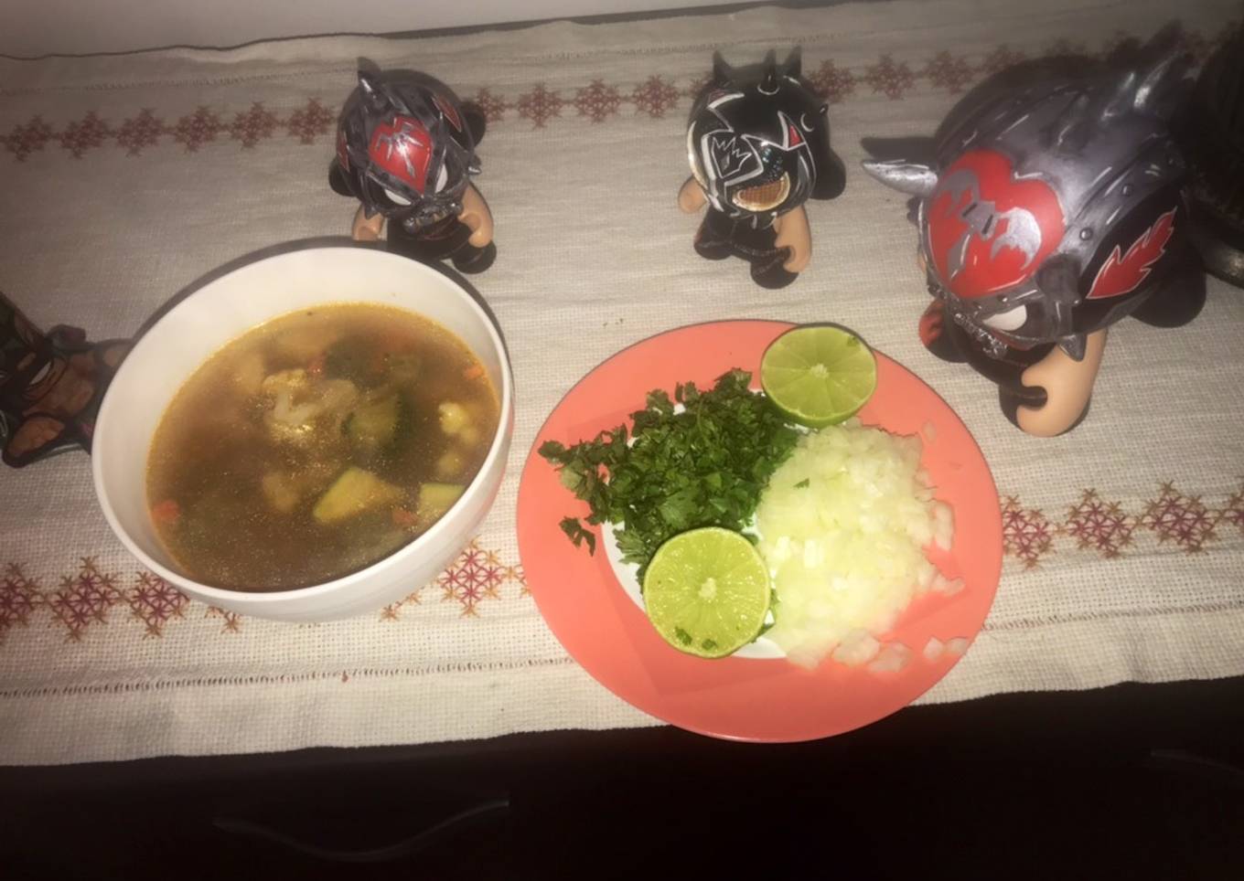 Caldo “Esquina roja”