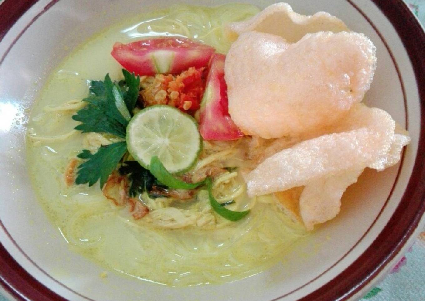 Soto ayam musim dingin