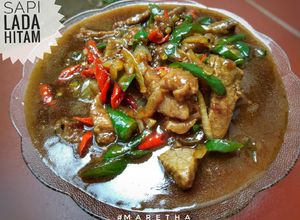 Foto resep Sapi Lada Hitam ala saori