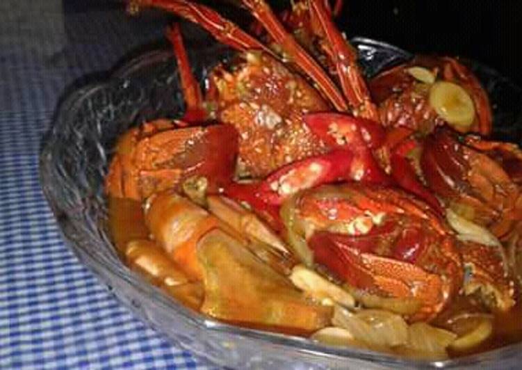 Resep Lobster asem manis Anti Gagal
