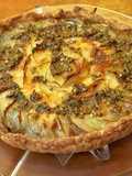 Green and chermoula potato pie