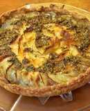 Green and chermoula potato pie