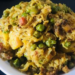 A picture of Cabbage stir fry.