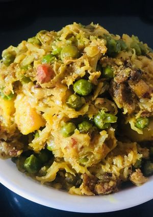 A picture of Cabbage stir fry.