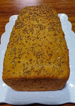 Una foto de Pan de harina integral con zapallo y Anís🍞