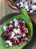 Gongsir jagung ketan ungu