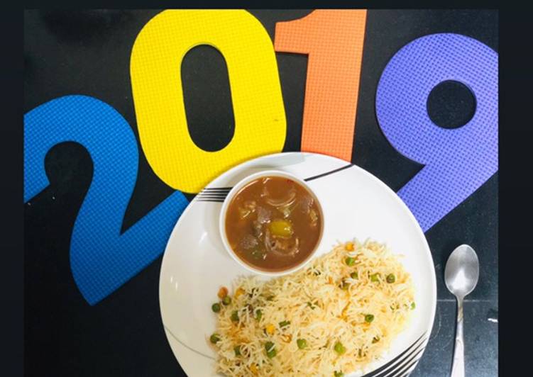 Recipe of Super Quick Homemade Chilli Mushroom With Fried Rice