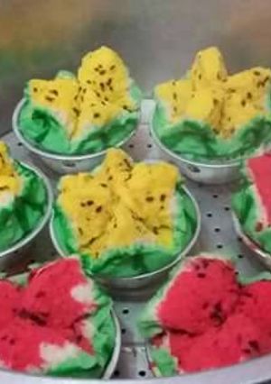Foto resep Bolu Kukus Semangka