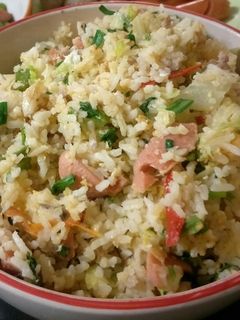 รูปของ ข้าวผัดไข่ใส่แฮม