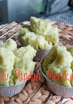 Foto resep Kue Bolu Pandan Merekah (no egg no mixer)