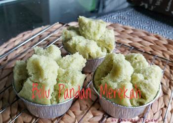 Siap Saji Kue Bolu Pandan Merekah (no egg no mixer) Ala Warung