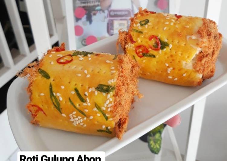 Roti gulung abon