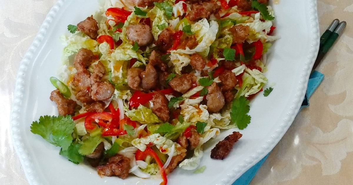 Chinakohlsalat Mit Hack Rezept von Leonella - Cookpad