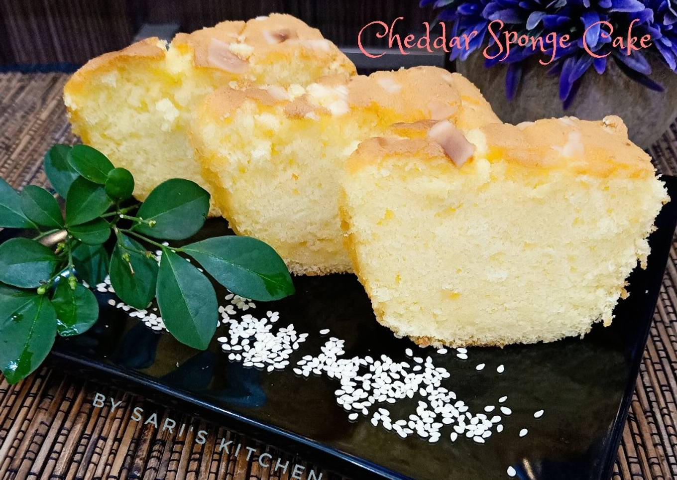 Cheddar Sponge Cake