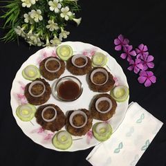A picture of Soya Chunks Tikki.