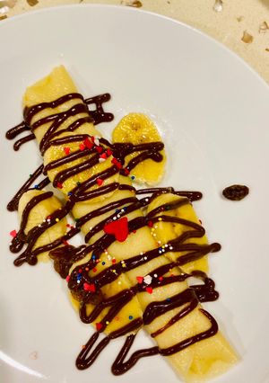 Hình của món Crepe cho bé và cho cả nhà.