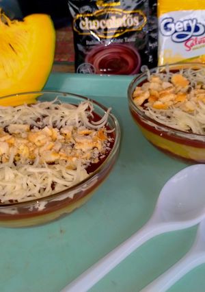 Foto resep Simple Desert Box Labu kuning