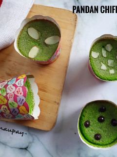 Foto resep Pandan Chiffon Cupcake