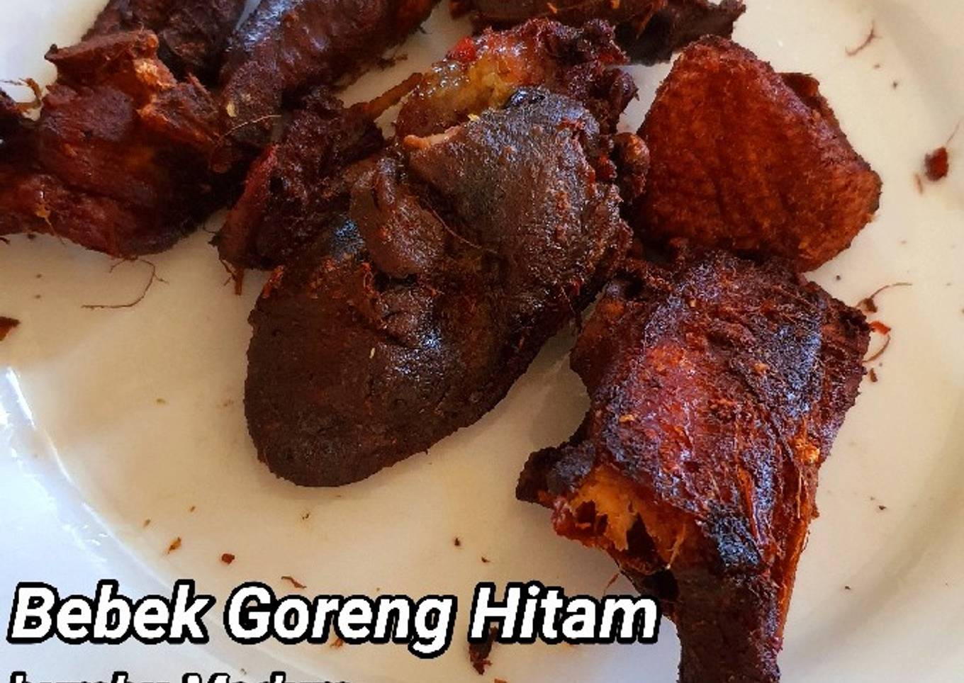 Bebek Goreng Hitam Bumbu Madura