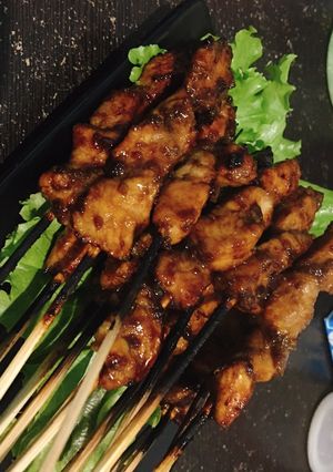 Foto resep Sate ayam manis