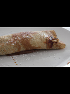 Una foto de Panqueques con dulce de leche fáciles