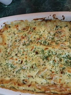 Una foto de Lasaña de pollo deliciosa y súper fácil