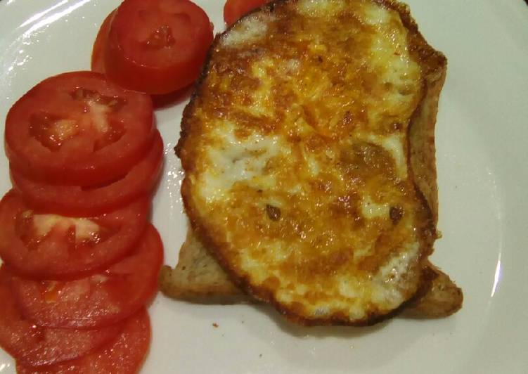Recipe of Favorite Fried egg on a toast