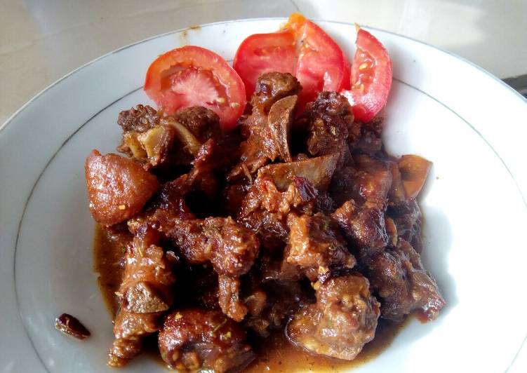 Easiest Way to Prepare Favorite Pork stew in coconut #Meatrecipe #AuthorMarathon