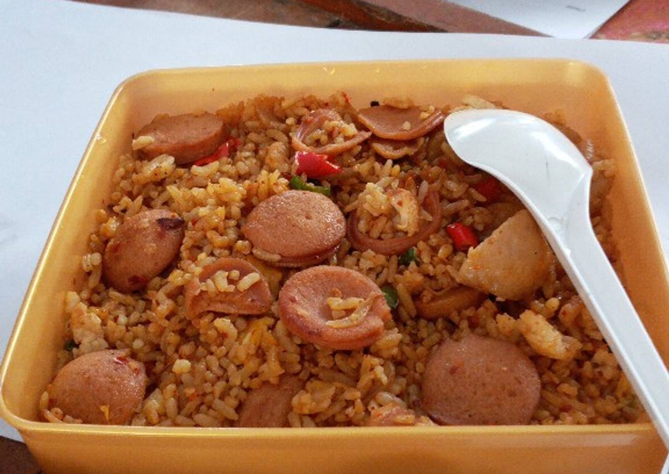 Nasi goreng sosis