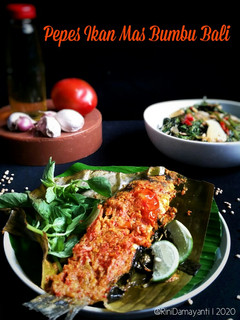 Foto resep Pepes Ikan Mas Bumbu Bali