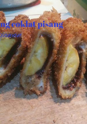 Foto resep Roti gulung coklat pisang