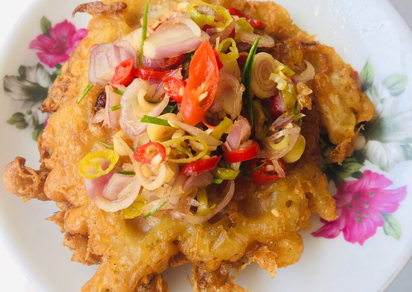 Telur rangup Sambel Matah