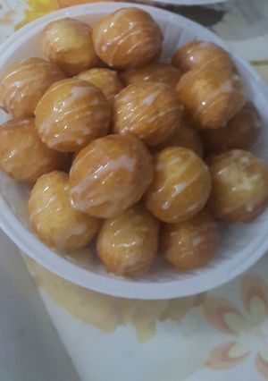 صورة لوصفة لقيمات اللبن