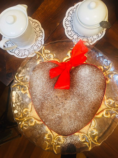Foto di Cuore di cioccolato (torta soffice senza burro e senza uova)
