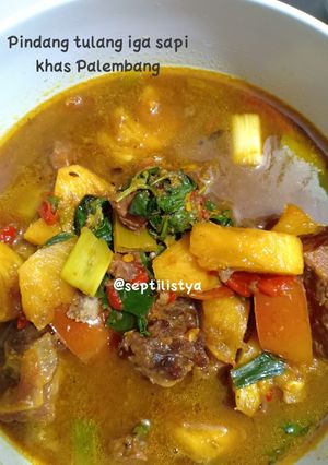 Foto resep Pindang tulang iga sapi khas Palembang