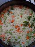White Rice with Vegetables