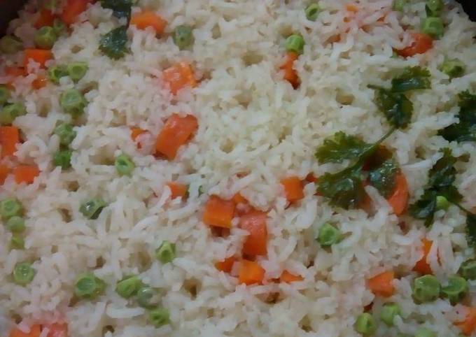 Arroz Blanco Con Verduras Receta De Oli Sandoval Cookpad 1916