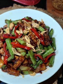 Foto resep Tumis Tahu Tempe Buncis (788)
