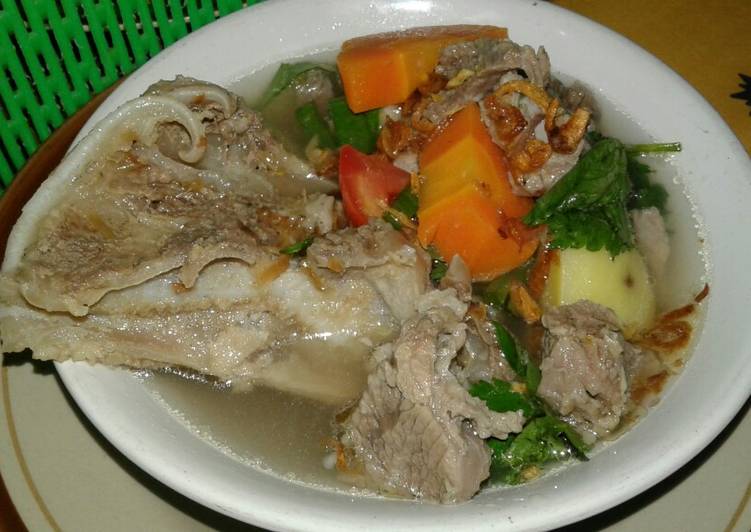 Sop sapi praktis