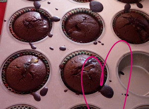 Una foto de Quequitos de chocolate sin culpa