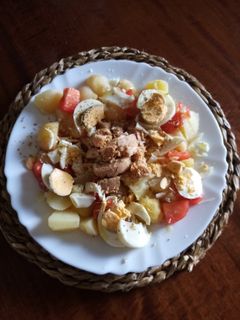 Una foto de Picado de patata cocida