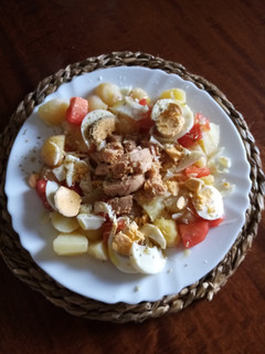 Una foto de Picado de patata cocida